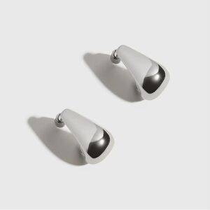 Silver Teardrop Earrings‎